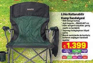 Lüks Katlanabilir Kamp Sandalyesi image