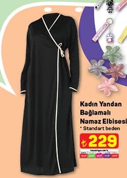 Kadın Yandan Bağlamalı Namaz Elbisesi image