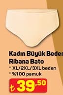 Kadın Büyük Beden Ribana Bato image