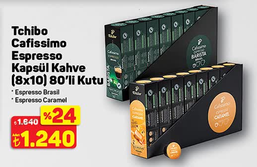 Tchibo Cafissimo Espresso Kapsül Kahve image