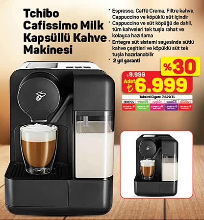 Tchibo Cafissimo Milk Kapsüllü Kahve Makinesi image