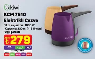 Kiwi KCM 7510 Elektrikli Cezve image