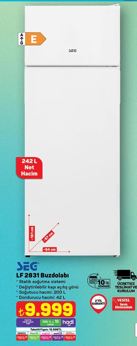 SEG LF 2831 Buzdolabı image