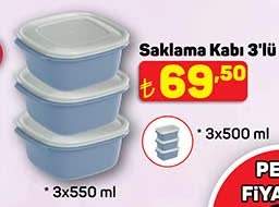 Saklama Kabı 3'lü image