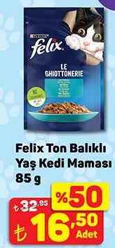 Felix Ton Balıklı Yaş Kedi Maması 85 g image