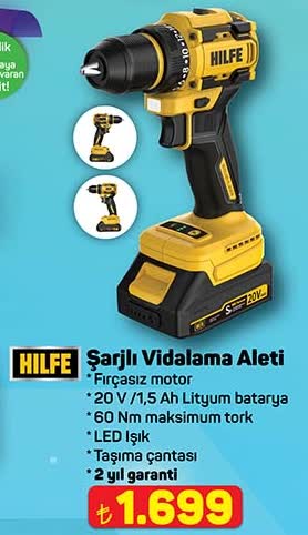 HILFE Şarjlı Vidalama Aleti image