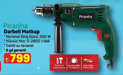 Piranha Darbeli Matkap image