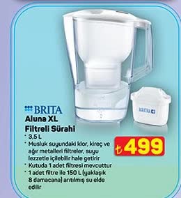 BRITA Aluna XL Filtreli Sürahi image
