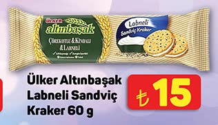Ülker Altınbaşak Labneli Sandviç Kraker 60 g image