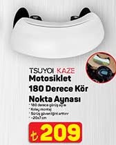 Tsuyoi Kaze Motosiklet 180 Derece Kör Nokta Aynası image
