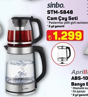 Sinbo STM-5848 Cam Çay Seti image