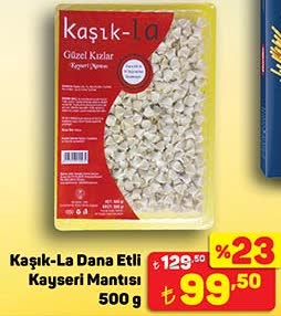 Kaşık-La Dana Etli Kayseri Mantısı image