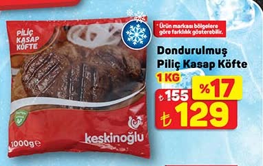 Dondurulmuş Piliç Kasap Köfte image