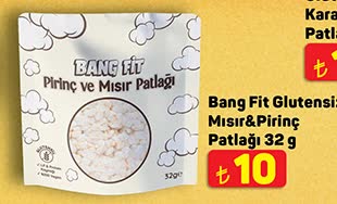 Bang Fit Glutensiz Mısır&Pirinç Patlağı image