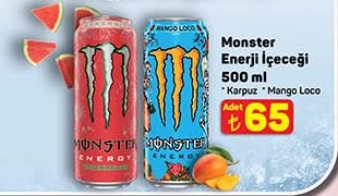Monster Enerji İçeceği Karpuz - Mango Loco 500 ml image