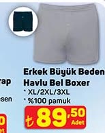 Erkek Büyük Beden Havlu Bel Boxer image