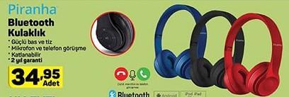 Piranha Bluetooth Kulaklık image
