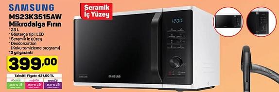 Samsung MS23K3515AW Mikrodalga Fırın image