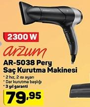 Arzum AR-5038 Pery Saç Kurutma Makinesi 2300 W image