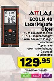 Attlas Eco LM 40 Lazer Mesafe Ölçer image