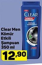 Clear Men Kömür Etkili Şampuan 350 ml image