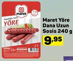 Maret Yöre Dana Uzun Sosis 240 g image