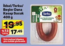 İkbal/Torku/Beşler Dana Kasap Sucuk 400 g image