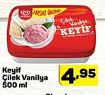 Algida Keyif Çilek Vanilya 500 ml image