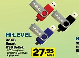 Hi-Level 32 GB Smart USB Bellek image