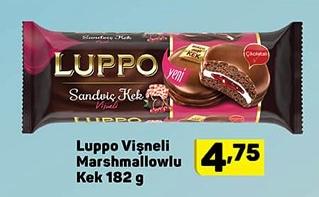 Luppo Vişneli Marshmallowlu Kek 182 g image