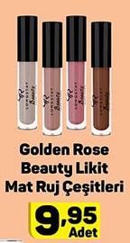 Golden Rose Beauty Likit Mat Ruj Çeşitleri image