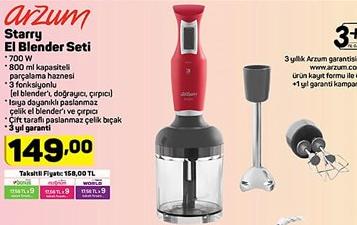 Arzum Starry El Blender Seti 700 W image