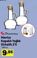 Paşabahçe Mantar Kapaklı Yağlık Sirkelik 2'li 260 cc image