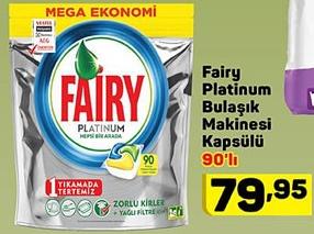 Fairy Platinum Bulaşık Makinesi Kapsülü 90'lı image