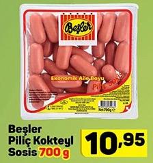 Beşler Piliç Kokteyl Sosis 700 g image