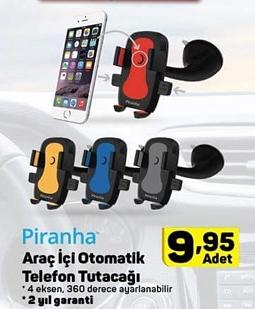 Piranha Araç İçi Otomatik Telefon Tutacağı image