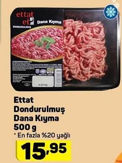 Ettat Dondurulmuş Dana Kıyma 500 g image