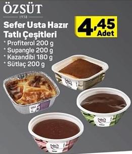 Özsüt Sefer Usta Hazır Tatlı Çeşitleri image