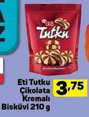 Eti Tutku Çikolata Kremalı Bisküvi 210 g image