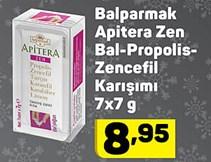 Balparmak Apitera Zen Bal-Propolis-Zencefil Karışımı 7x7 g image