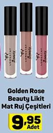 Golden Rose Beauty Likit Mat Ruj Çeşitleri image