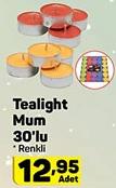 Tealight Mum 30'lu image