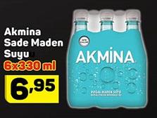 Akmina Sade Maden Suyu 6x330 ml image