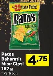 Patos Baharatlı Mısır Cipsi 167 g image