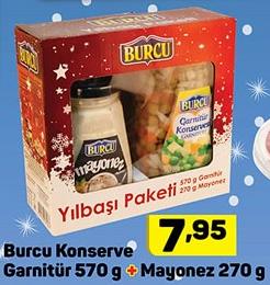 Burcu Konserve Garnitür 570 g + Mayonez 270 g image