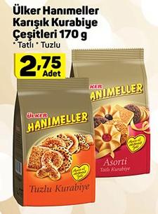 Ülker Hanımeller Karışık Kurabiye Çeşitleri 170 g image