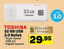 Toshiba 32 GB USB 3.0 Bellek image