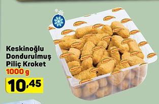 Keskinoğlu Dondurulmuş Piliç Kroket 1000 g image