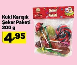 Kuki Karışık Şeker Paketi 200 g image