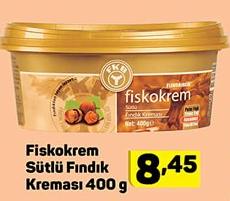 Fiskokrem Sütlü Fındık Kreması 400 g image